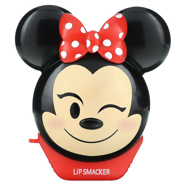 Бальзам для губ Disney Emoji, Minnie, #StrawberryLe-Bow-nade, 0,26 унции (7,4 г) Lip Smacker