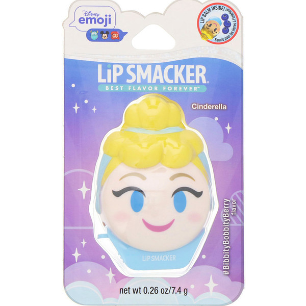 Бальзам для губ Disney Emoji, Золушка, #BibbityBobbityBerry, 7,4 г (0,26 унции) Lip Smacker