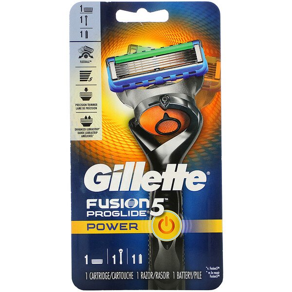 Fusion5 Proglide, Power, 1 бритва + 1 картридж + 1 батарея Gillette