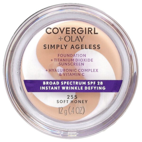 Тональный крем Olay Simply Ageless, 255 Soft Honey, 0,4 унции (12 г) Covergirl