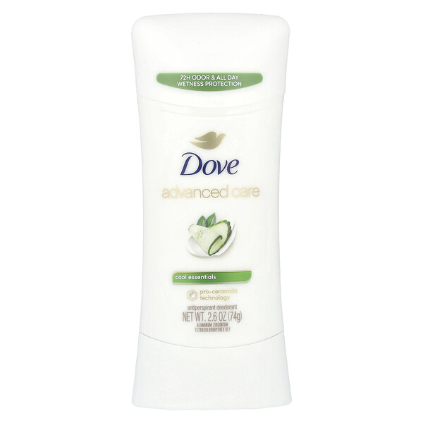 Advanced Care, Дезодорант-антиперспирант, Go Fresh, 2,6 унции (74 г) Dove