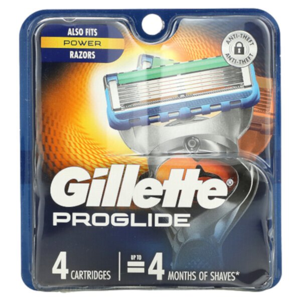 Proglide, 4 картриджа Gillette