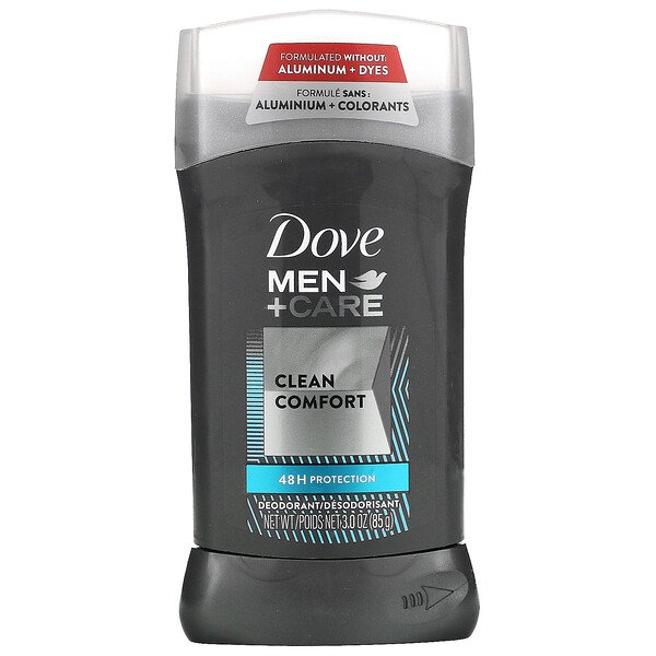 Men + Care, Дезодорант, чистый комфорт, 3 унции (85 г) Dove