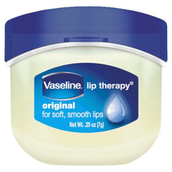 Lip Therapy, Оригинальный бальзам для губ, 0,25 унции (7 г) Vaseline