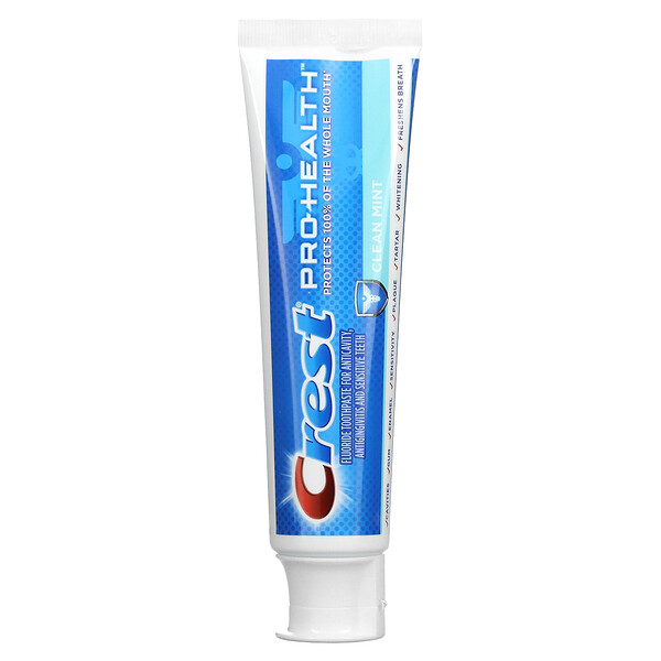 Pro Health, Зубная паста, чистая мята, 4,6 унции (130 г) Crest