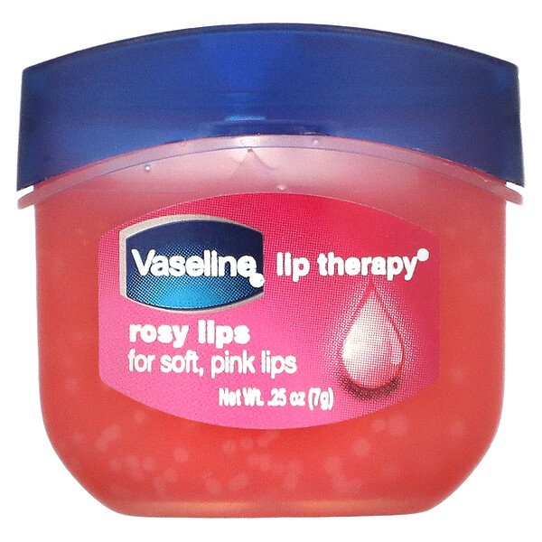 Lip Therapy, Розовый бальзам для губ, 0,25 унции (7 г) Vaseline