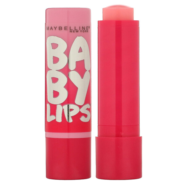 Baby Lips, Светящийся бальзам, оттенок 01 My Pink, 0,13 унции (3,9 г) MAYBELLINE