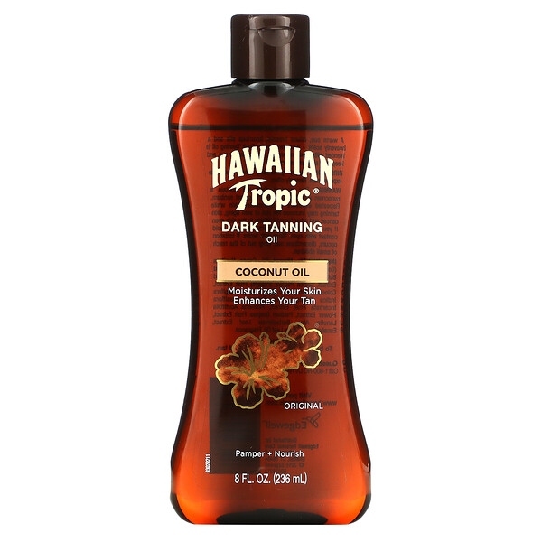 Темное масло для загара, оригинальное, 8 жидких унций (236 мл) Hawaiian Tropic