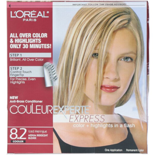 Couleur Experte Express, Color + Highlights, 8,2 Medium Iridescent Blonde, 1 нанесение L'oreal