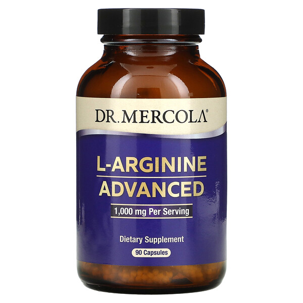 L-аргинин Advanced, 333 мг, 90 капсул Dr. Mercola