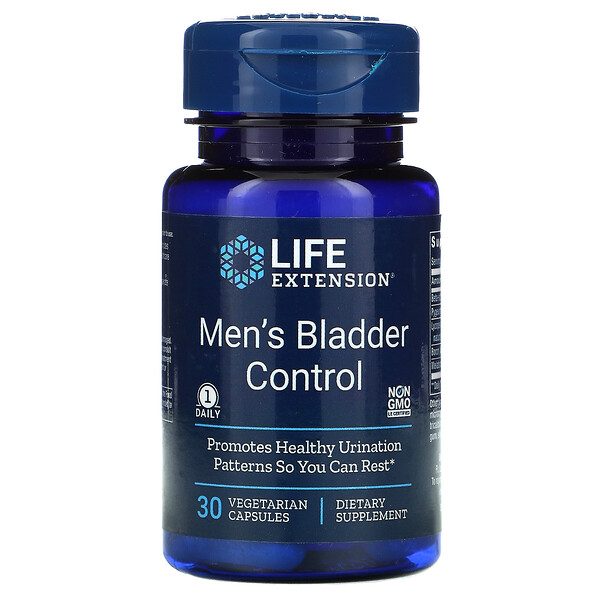 Men's Bladder Control, 30 вегетарианских капсул Life Extension