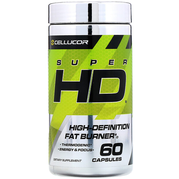 Super HD, жиросжигатель высокого разрешения, 60 капсул Cellucor
