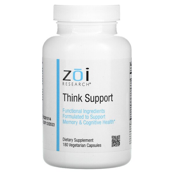 Think Support, 180 вегетарианских капсул ZOI Research