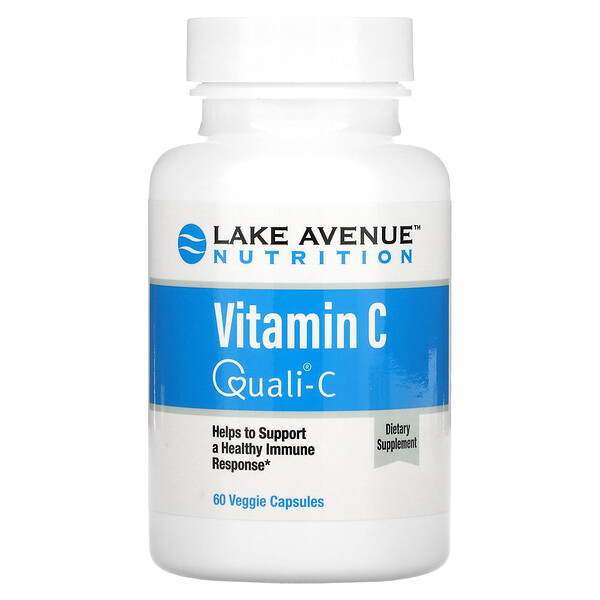 Витамин C, Quali-C - 1000 мг - 60 растительных капсул - Lake Avenue Nutrition Lake Avenue Nutrition