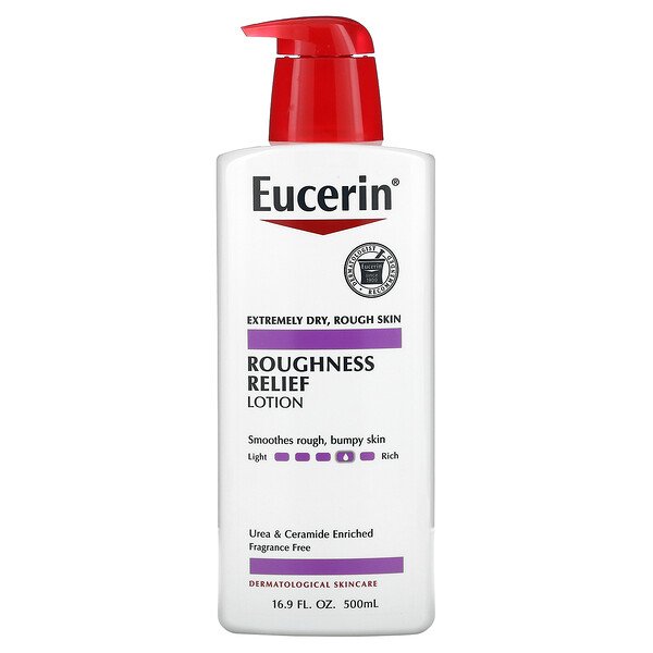 Лосьон Roughness Relief, без запаха, 16,9 жидких унций (500 мл) Eucerin