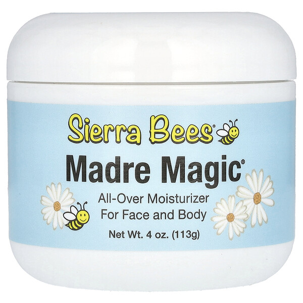 Madre Magic, Универсальный бальзам с маточным молочком и прополисом, 4 жидких унции (118 мл) Sierra Bees
