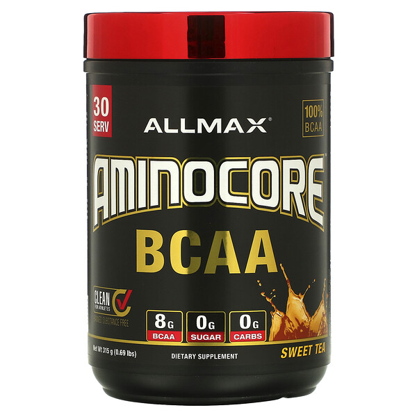 AMINOCORE BCAA, Чай со вкусом, 315г - ALLMAX - BCAA ALLMAX