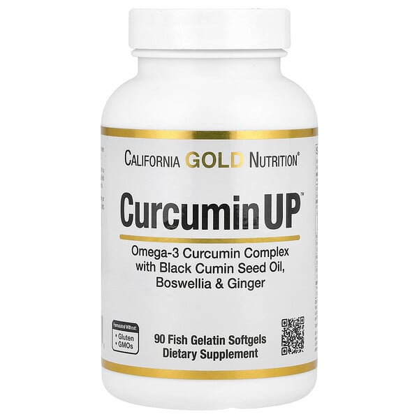 Curcumin UP - 90 желатиновых капсул - California Gold Nutrition California Gold Nutrition