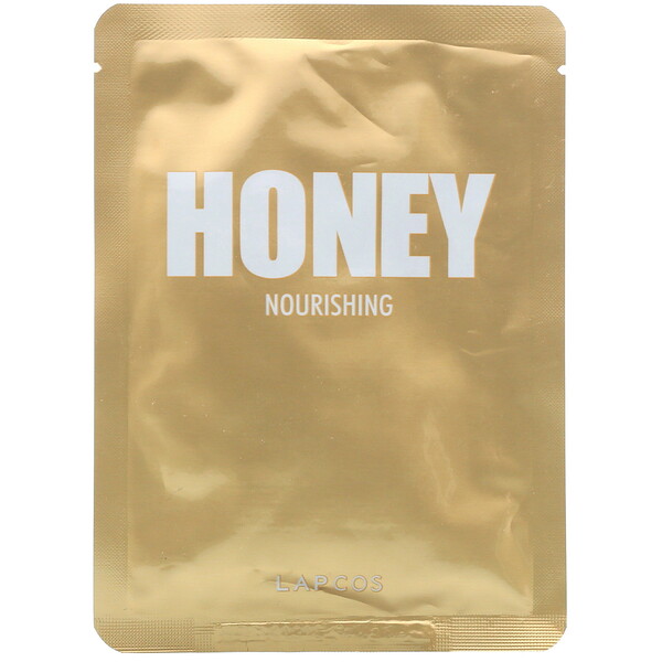 Honey Sheet Beauty Mask, Питательная, 1 лист, 0,91 ж. унц. (27 мл) LAPCOS