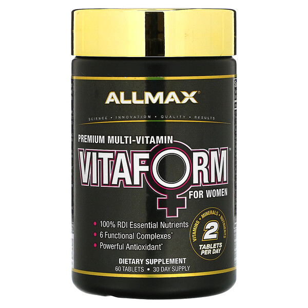 Vitaform, Премиум Мультивитамин Для Женщин - 60 таблеток - ALLMAX ALLMAX