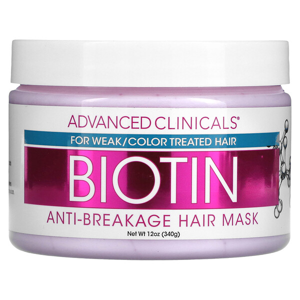Биотин, восстановление волос против ломкости, 12 жидких унций (355 мл) Advanced Clinicals