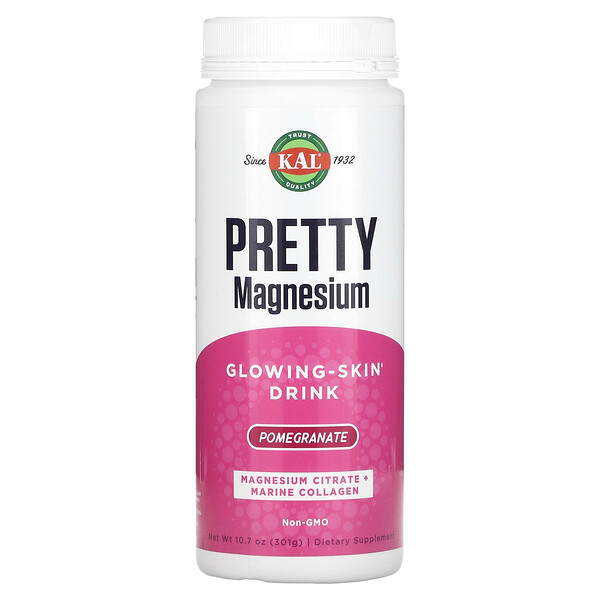 Pretty Magnesium, Красивая Кожа, Гранат - 301г - KAL KAL