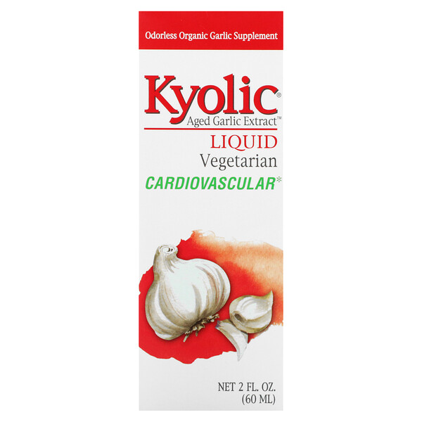Экстракт выдержанного чеснока, жидкий, 2 жидких унции (60 мл) Kyolic