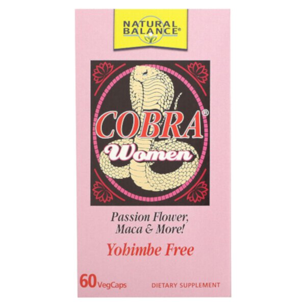 Cobra Women, 60 растительных капсул Natural Balance