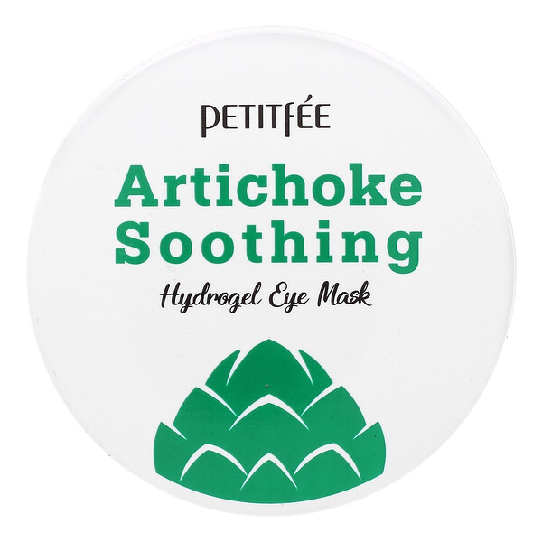 Artichoke Soothing, гидрогелевая маска для глаз, 30 пар (84 г) Petitfee