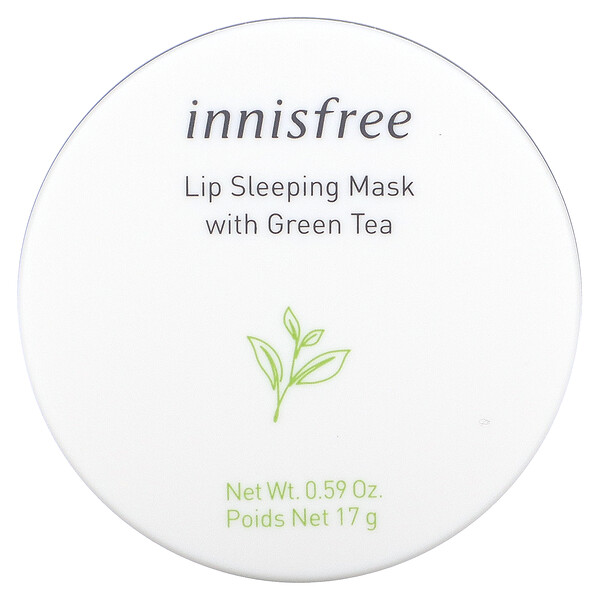 Ночная маска для губ с зеленым чаем, 0,59 унции (17 г) Innisfree