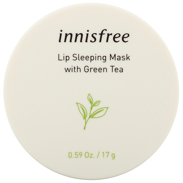 Ночная маска для губ с зеленым чаем, 0,59 унции (17 г) Innisfree