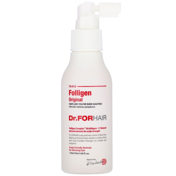 Оригинальный тоник Folligen, 4,06 жидких унции (120 мл) Dr.ForHair