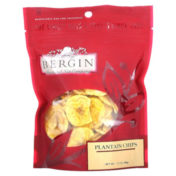 Чипсы из подорожника, 3,5 унции (99 г) Bergin Fruit and Nut Company