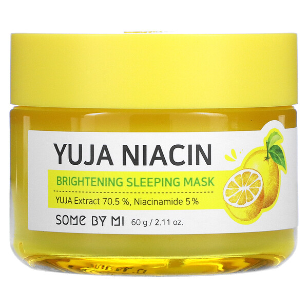 Yuja Niacin, Осветляющая ночная маска, 2,11 унции (60 г) SOME BY MI