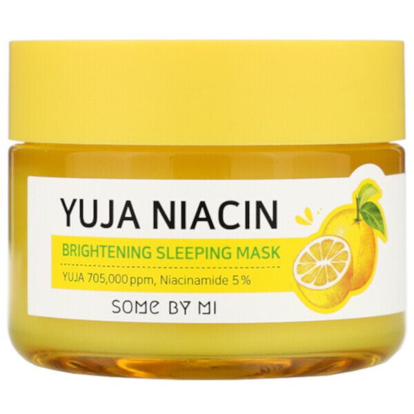 Yuja Niacin, Осветляющая ночная маска, 2,11 унции (60 г) SOME BY MI