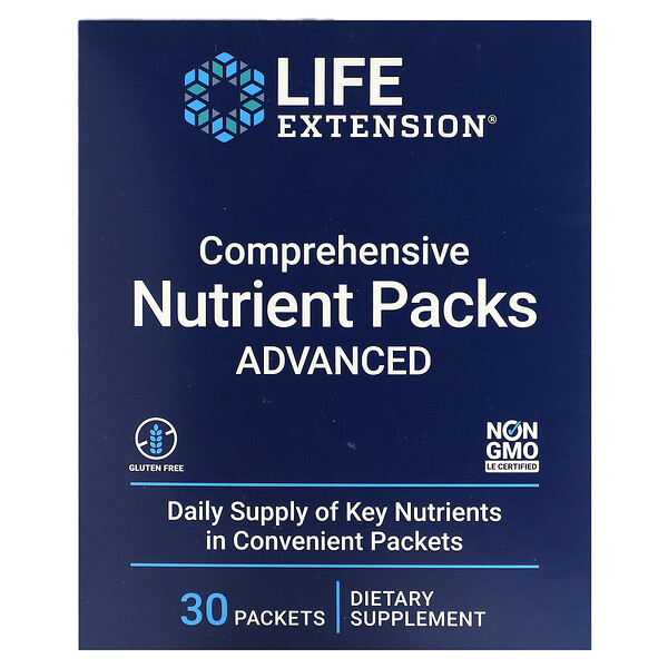 Комплексный набор питательных веществ Advanced - 30 пакетиков - Life Extension Life Extension