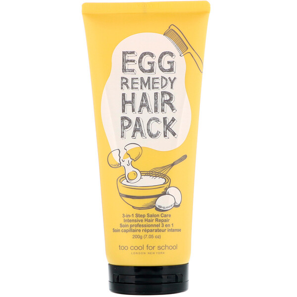 Маска для волос Egg Remedy, 7,05 унций (200 г) Too Cool For School