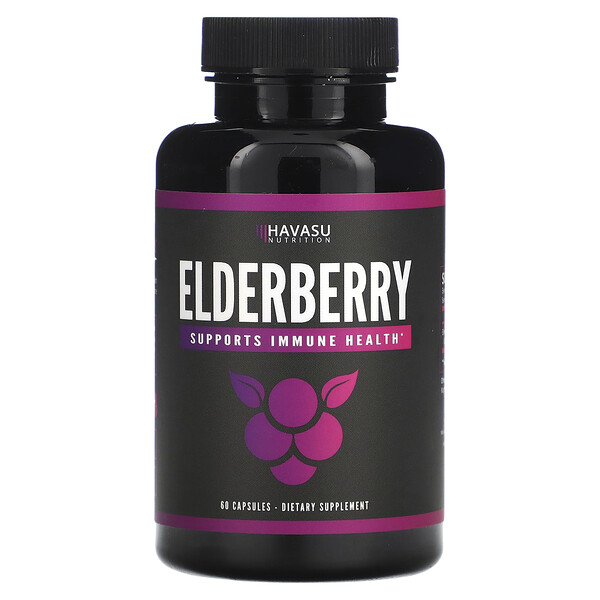 Elderberry, 60 Capsules (Капсулы) Havasu Nutrition