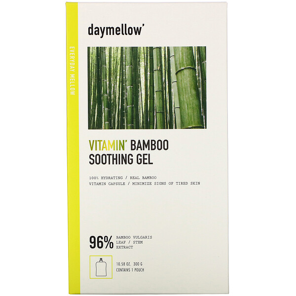 Витамин, Бамбуковый успокаивающий гель, 10,58 унций (300 г) Daymellow