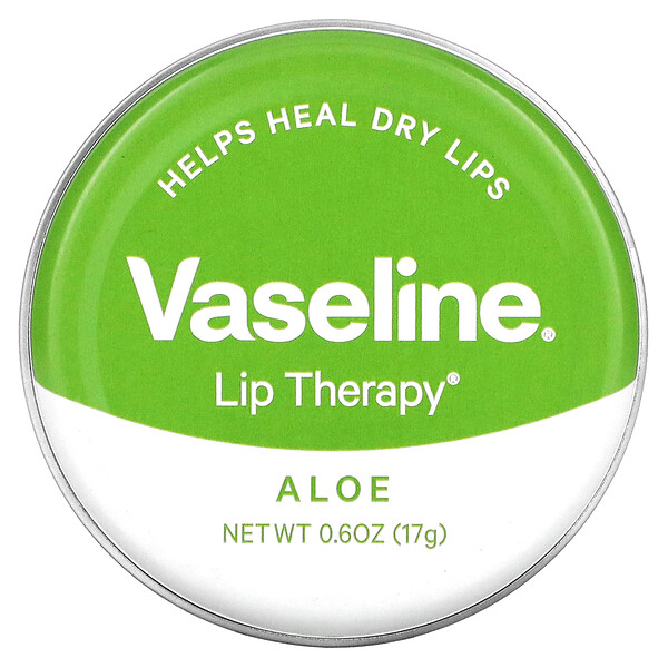 Lip Therapy, Алоэ, 0,6 унции (17 г) Vaseline