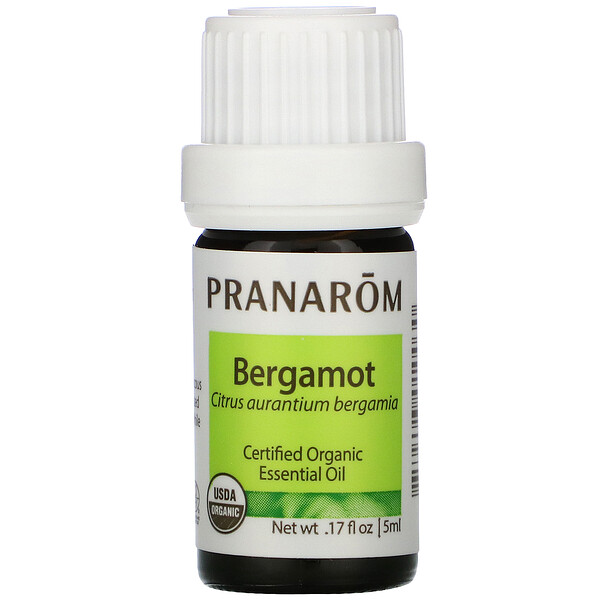 Эфирное масло бергамота, 0,17 жидких унций (5 мл) Pranarom