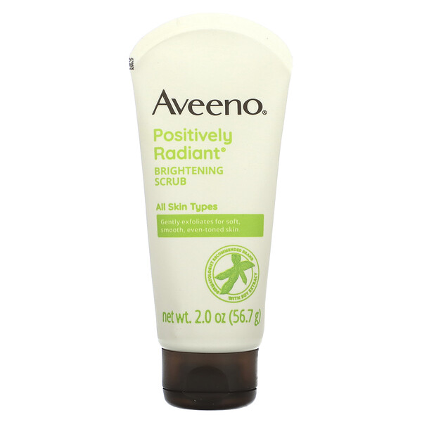 Positively Radiant, Ежедневный скраб для осветления кожи, 2,0 унции (56,7 г) Aveeno