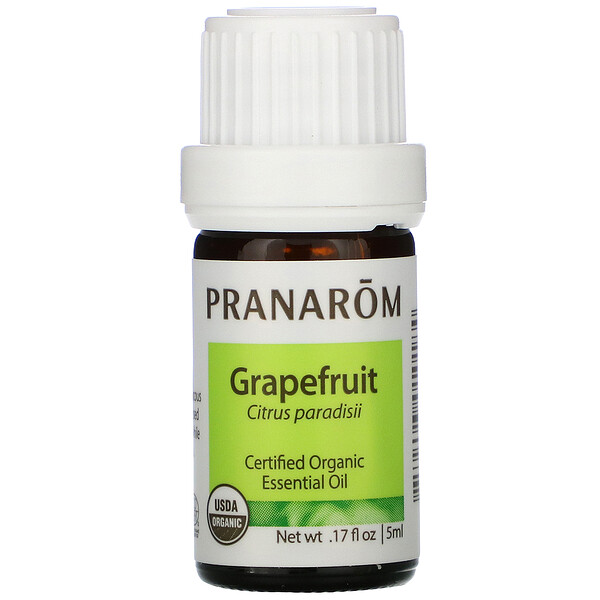 Эфирное масло грейпфрута, 0,17 жидких унций (5 мл) Pranarom