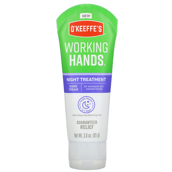 Working Hands, Night Treatment, крем для рук, 3,0 унции (85 г) O'Keeffe's