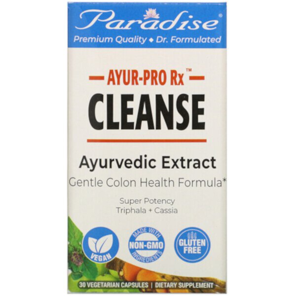 AYRU-Pro Rx, Очищение, 60 вегетарианских капсул Paradise Herbs