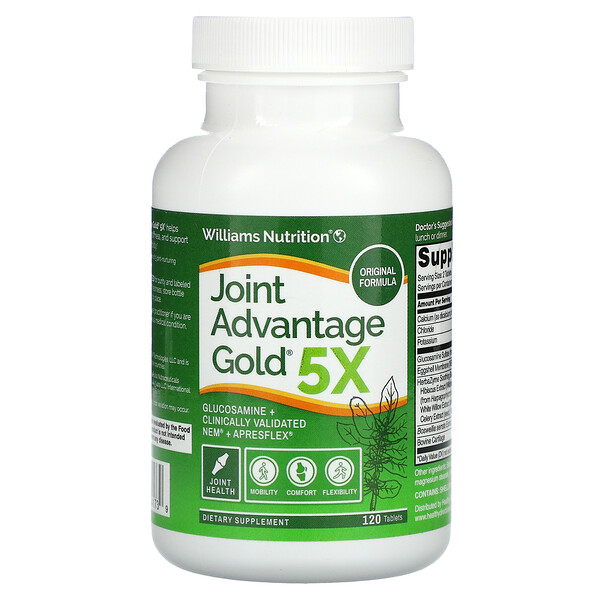 Joint Advantage Gold 5X, 120 таблеток Williams Nutrition