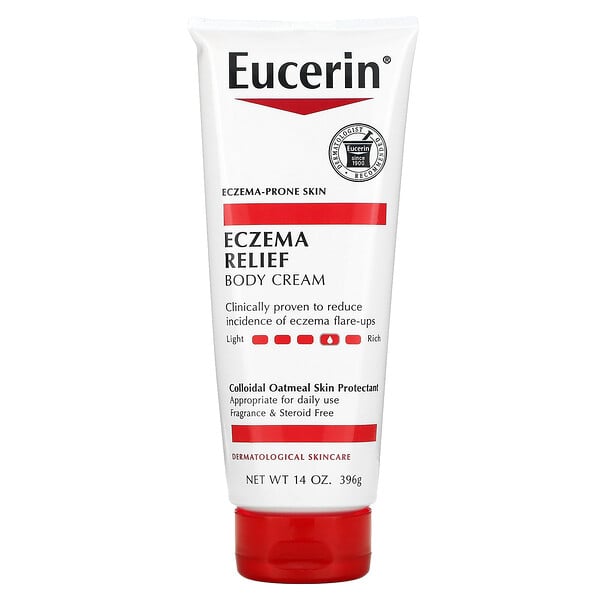 Eczema Relief, Крем для тела, без запаха, 14 унций (396 г) Eucerin