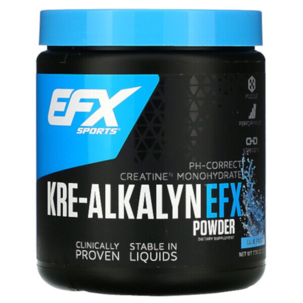 Kre-Alkalyn EFX Powder, Blue Frost, 7,76 унции (220 г) EFX Sports