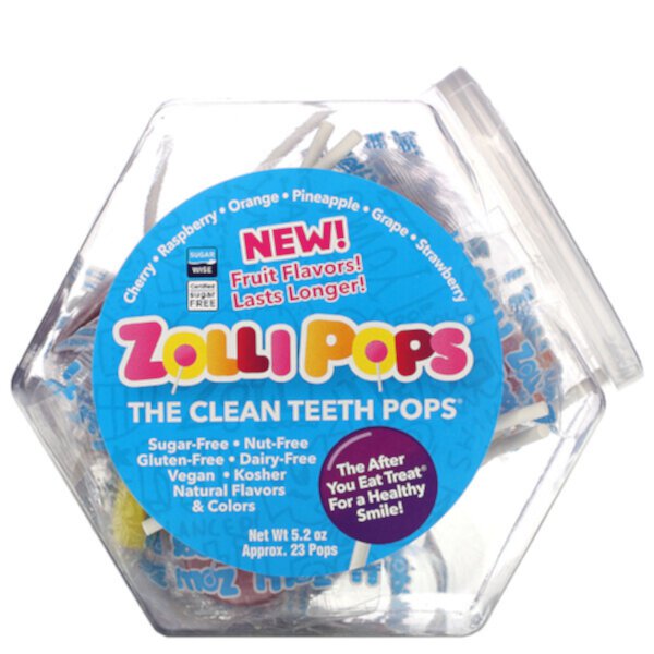 The Clean Teeth Pops, Ассорти, 5,2 унции Zollipops