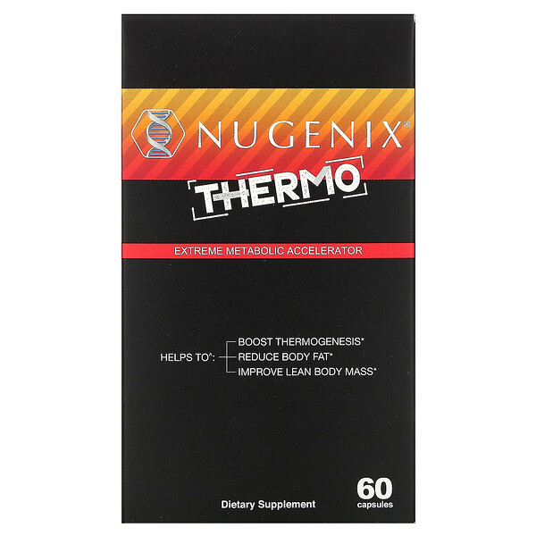 Thermo, Экстремальный ускоритель метаболизма, 60 капсул Nugenix